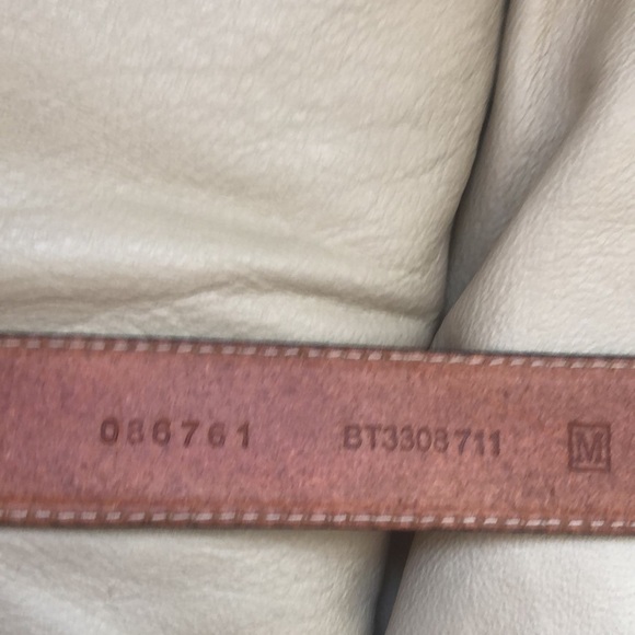 Fossil Genuine Leather Belt with Jeweled Buckle - Picture 4 of 9
